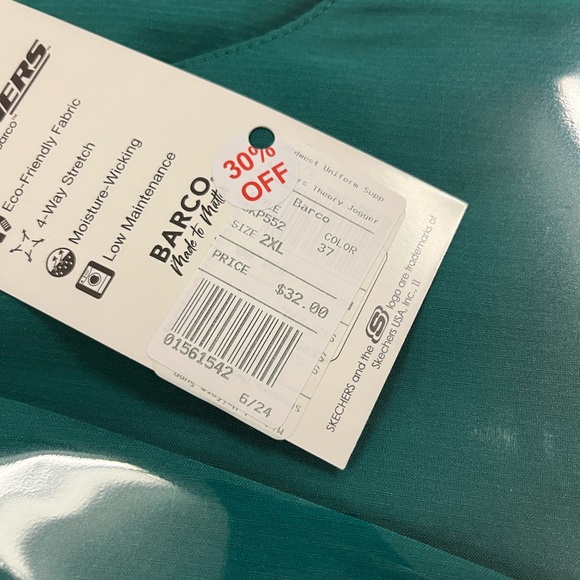 NWT Sketchers Hunter Green Jogger Scrub Pants Multi Sizes - Picture 8 of 13